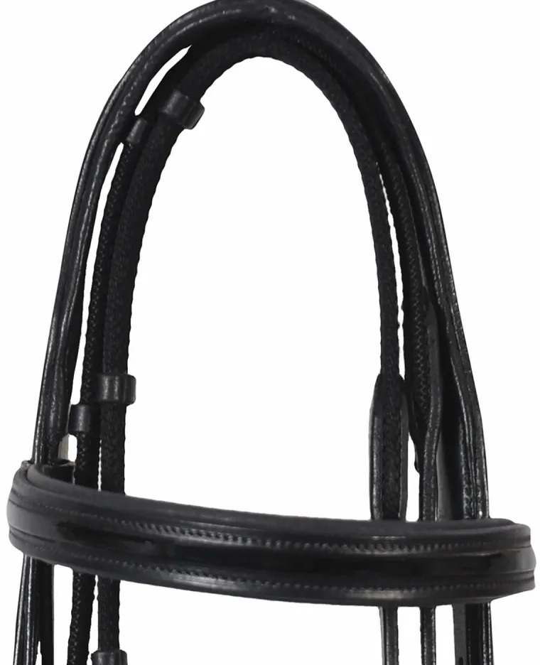 henri-de-rivel-piaffe-mono-cro-TflTHaPB-4.webp Clearance JPC EQUESTRIAN Henri De Rivel Piaffe Mono Crown Bridle With Flash Noseband & Patent Leather