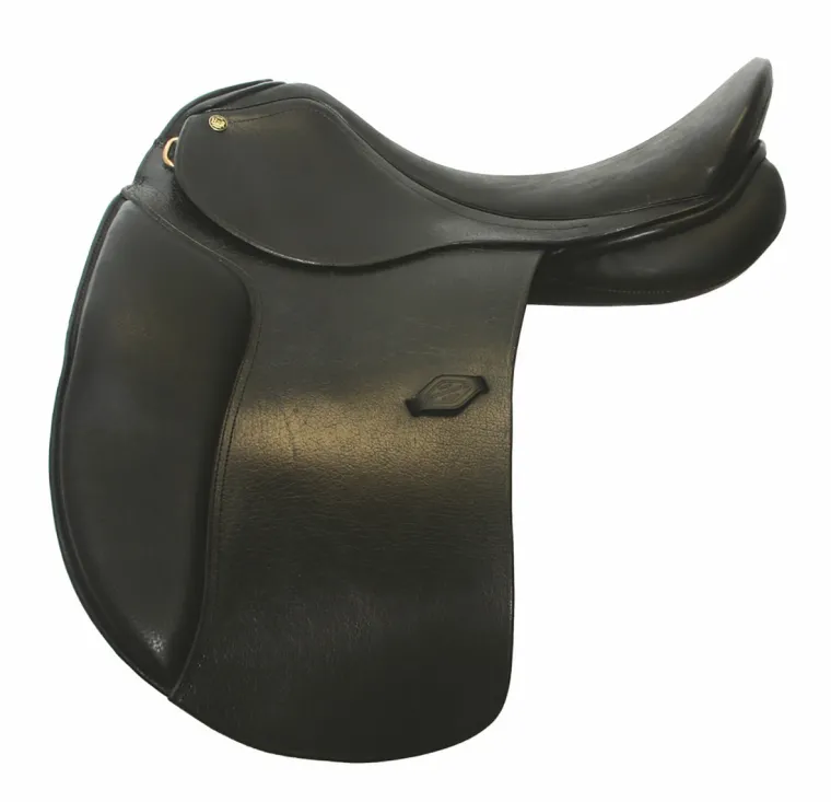 henri-de-rivel-pro-buffalo-dre-KDcVQlSK-0.webp Discount JPC EQUESTRIAN Henri De Rivel Pro Buffalo Dressage Saddle With Flocked Panels Black