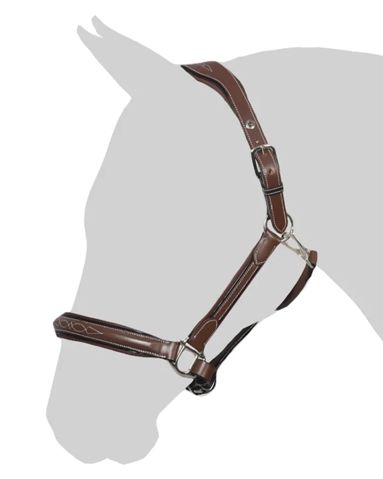henri-de-rivel-stress-free-hal-CHejVLaF-6.webp Clearance JPC EQUESTRIAN Henri De Rivel Stress Free Halter With Fancy Contrast Stitching