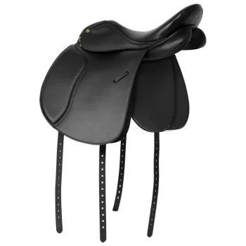 New JPC EQUESTRIAN Henri De Rivel Vegan-X Dressage Saddle Black