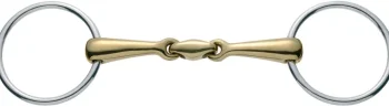 Discount GEM-HERM SPRENGER Herm Sprenger® Copper Plus Double-Jointed Loose Ring Snaffle Bit (16mm)