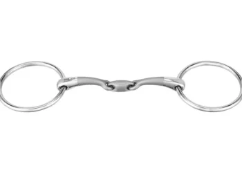 Hot GEM-HERM SPRENGER Herm Sprenger® Satinox Double-Jointed Loose Ring Snaffle Bit With 14mm Mouth/70mm Rings Stainless