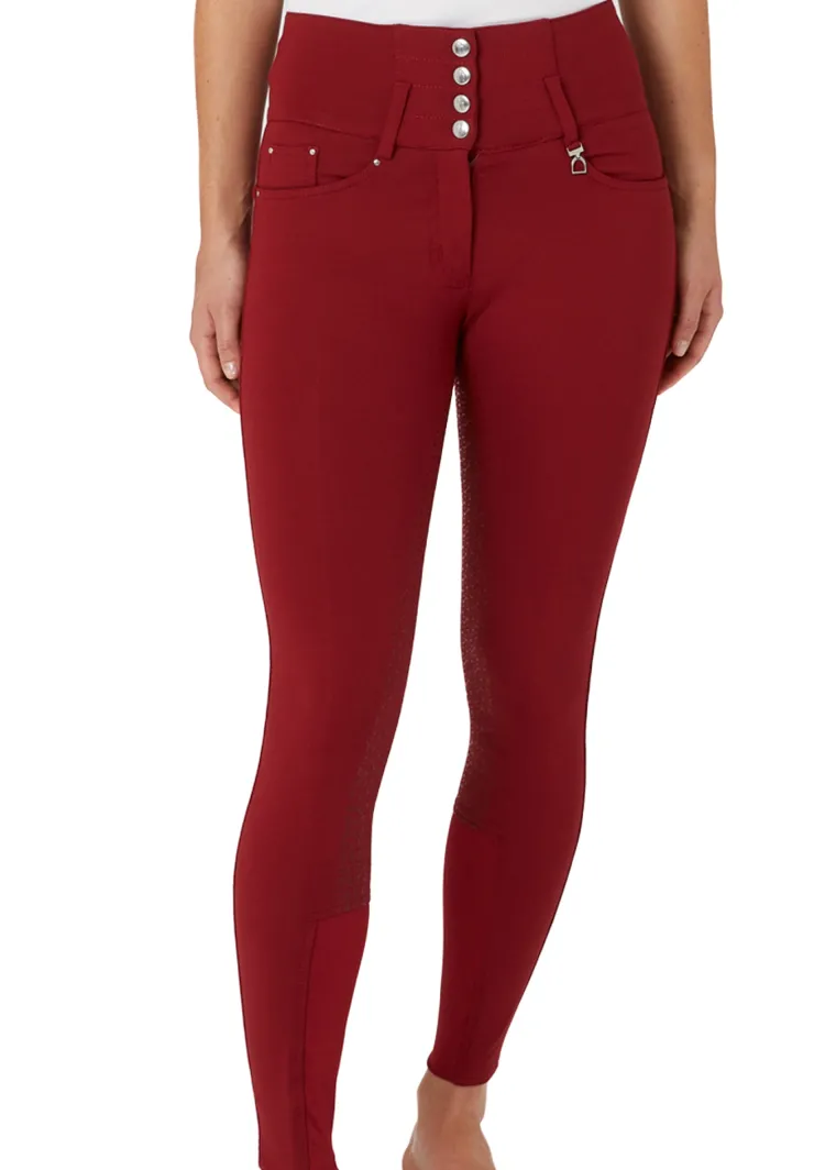 horze-ladies-tara-high-waist-f-wMFrTHgT-5.webp Best EQUINAVIA Horze Ladies' Tara High-Waist Full-Seat Breech