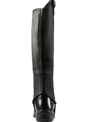 Outlet EQUINAVIA Horze Leather Half Chaps Black