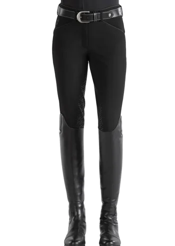 Fashion SUPERHOUSE IconEQ™ Ladies’ Wellesley Classic Piped Full-Seat Breech Black/Charcoal