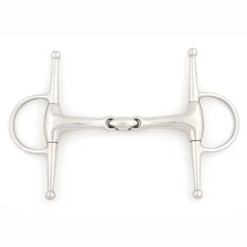 Clearance PARTRADE Metalab Magic System™ Double-Jointed Full Cheek Snaffle Bit Stainless Steel