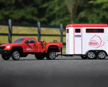 Hot REEVES INTERNATIONAL Breyer® Traditional Series Two-Horse Trailer