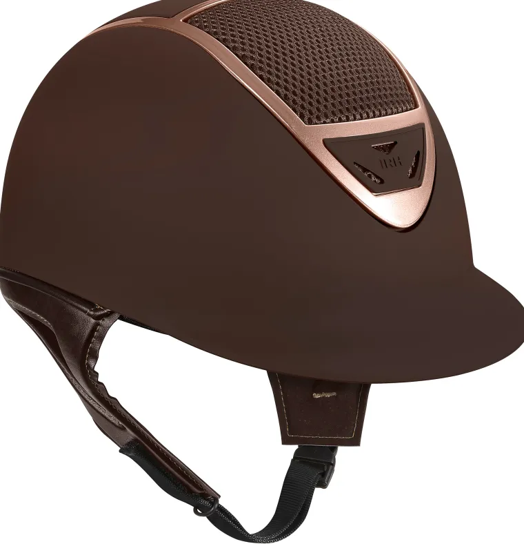 irh-ir4g-xlt-matte-brown-finis-WFCHsdox-0.webp Fashion INT RIDING HELMET IRH® IR4G XLT Matte Brown Finish & Rose Gold Frame Helmet