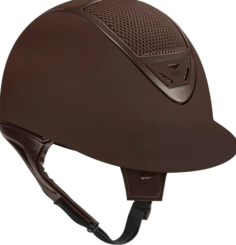 irh-ir4g-xlt-matte-brown-finis-WFCHsdox-1.webp Fashion INT RIDING HELMET IRH® IR4G XLT Matte Brown Finish & Rose Gold Frame Helmet
