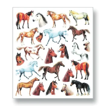 Discount KELLEY AND COMPANY Colorful Horse Stickers