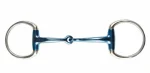 New WEATHERBEETA JP By Korsteel® Blue Steel Single-Jointed Eggbutt Bit Blue/Silver