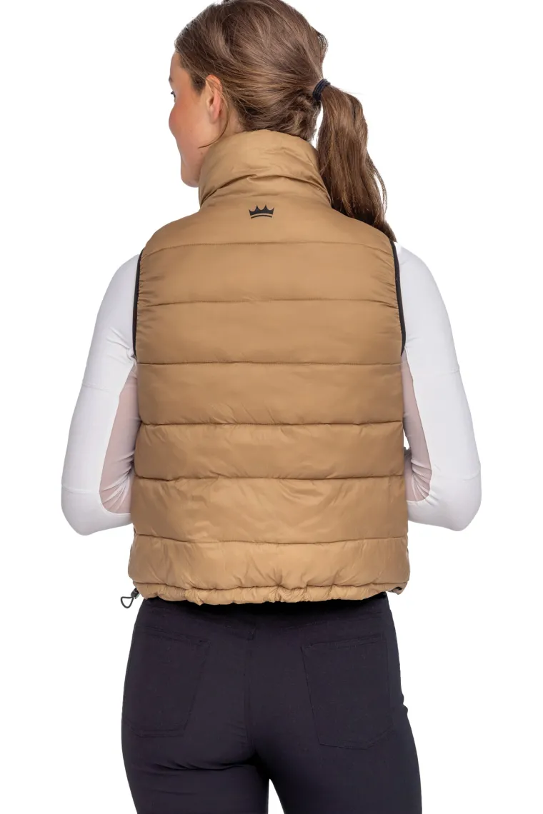 kastel-denmark-ladies-contessa-MnLIOYbg-2.webp Discount KASTEL DENMARK Ladies’ Contessa Reversible Quilted Vest Camel/Slate