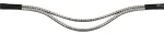 Clearance PEP-KAVALKADE Kavalkade Duo Clincher Browband Black/Silver