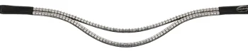 Clearance PEP-KAVALKADE Kavalkade Duo Clincher Browband Black/Silver