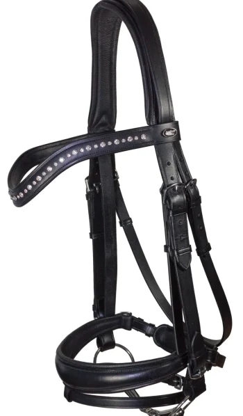 Hot PEP-KAVALKADE Kavalkade Isabella Drop Nose Bridle Black/Black