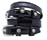 Fashion PEP-KAVALKADE Kavalkade Patent Leather Spur Straps Black Patent