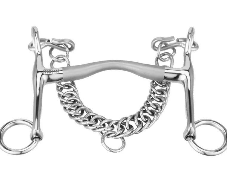 kcKRKStD_0.webp New GEM-HERM SPRENGER Herm Sprenger® Satinox Weymouth Bit with 14mm Mouth/5cm Cheeks Stainless