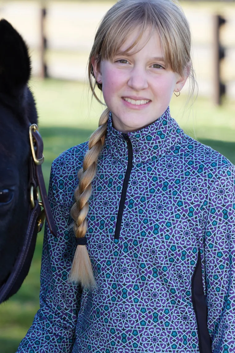 kerrits-kids-rail-side-quarter-BhVywWJZ-2.webp Sale KERRITS ® Kids’ Rail Side Quarter-Zip Tech Top