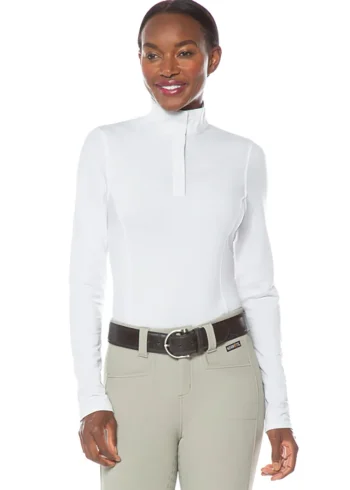 Clearance KERRITS ® Ladies’ Winter Circuit Show Shirt White/Bits N Crop