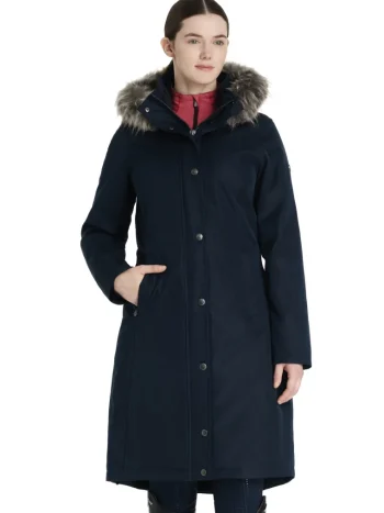 Hot HORSE HEALTH TRADE LeMieux® Anya Waterproof Riding Coat Navy