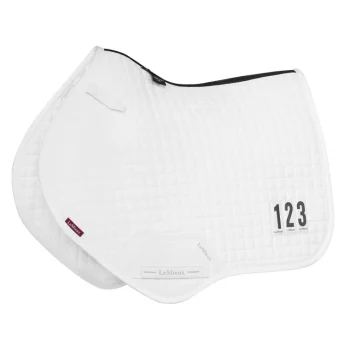 Clearance HORSE HEALTH TRADE LeMieux® Cotton Close Contact Competition Saddle Pad White