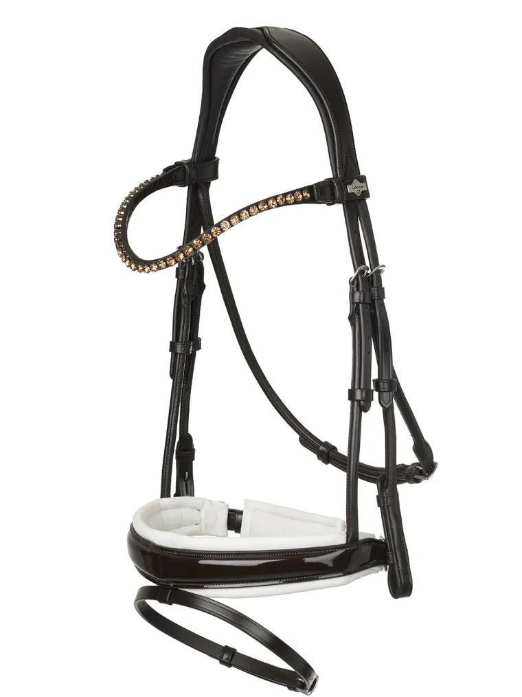 lemieux-kudos-patent-leather-d-gTSyqyum-0.webp Clearance HORSE HEALTH TRADE LeMieux® Kudos Patent Leather Dressage Bridle