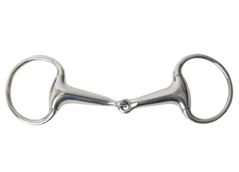 Clearance INTREPID INTERNATIONAL Lightweight Hollow Mouth Eggbutt Snaffle Bit