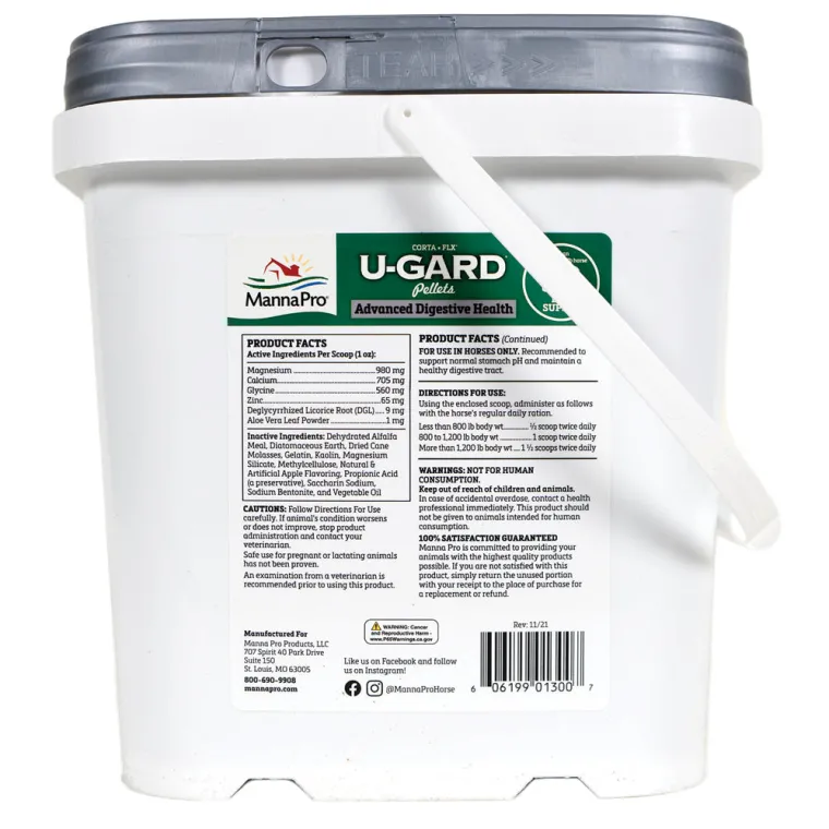 lnhzDPrv_6.webp Hot ANIMAL HEALTH INT Manna Pro® Corta-Flx® U-Gard™ Pellets, 4 Pounds