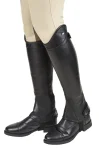 New JPC EQUESTRIAN Léttia® Adults’ London Leather Half Chaps Black