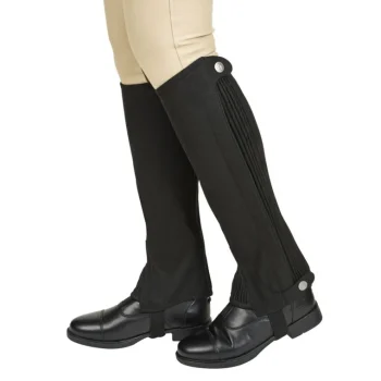 Best JPC EQUESTRIAN Léttia® Adults’ Suede Half Chaps Black