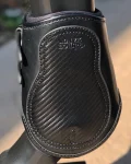 Online MAJYK EQUIPE ® Estrella Carbon Leather Fetlock Boots Black/Carbon
