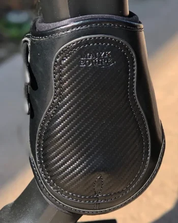 Online MAJYK EQUIPE ® Estrella Carbon Leather Fetlock Boots Black/Carbon