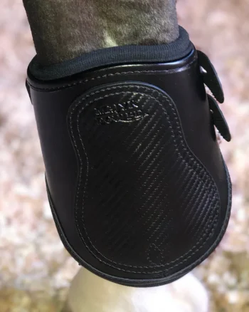 Online MAJYK EQUIPE ® Estrella Carbon Leather Fetlock Boots Black/Carbon