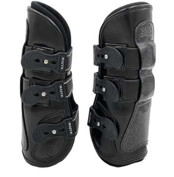Online MAJYK EQUIPE ® Estrella Sparkle Leather Tendon Boots Black/Sparkle