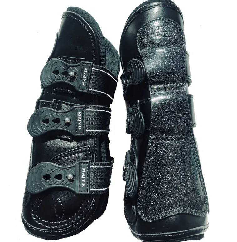 majyk-equipe-estrella-sparkle-ZGJoZDvQ-2.webp Online MAJYK EQUIPE ® Estrella Sparkle Leather Tendon Boots Black/Sparkle