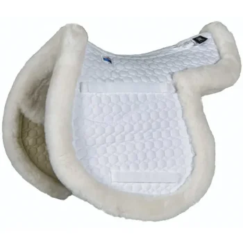Fashion WORLD EQUSTRN BRNDS Mattes Hunter Saddle Pad White