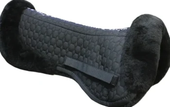 Fashion WORLD EQUSTRN BRNDS Mattes Sheepskin Correction Half Pad