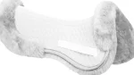 Fashion WORLD EQUSTRN BRNDS Mattes Sheepskin Rolled Back Pad