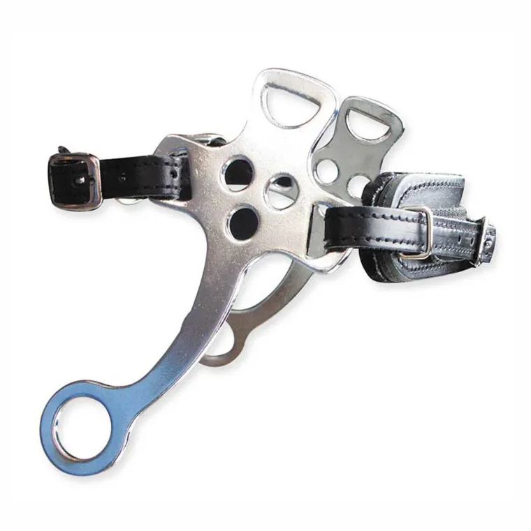 metalab-hackamore-with-leather-dwokukPF-0.webp Discount PARTRADE Metalab Hackamore With Leather Noseband Brown