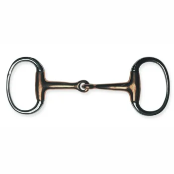 Online PARTRADE Metalab Jointed With Thin Copper Eggbutt Snaffle Bit Stainless Steel
