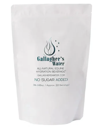 Online EQUESTRIBEV Gallagher’s Water™ All-Natural Equine Hydration Beverage NO SUGAR ADDED