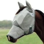 Online CASHEL COMPANY Cashel® Cool Crusader™ Long Nose Fly Mask with Ears Grey