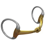 Outlet METLAR/NEUE SCHULE Neue Schule Tranz Angled Lozenge Eggbutt Bradoon - 14 Mm Mouth Gold