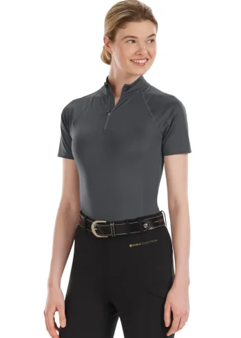 Outlet I APPAREL INT GROUP Noble Equestrian™ Ladies’ Ashley+ Short Sleeve Solid Shirt