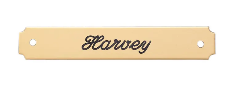 notched-corner-halter-nameplat-yrjqBfuJ-1.webp Clearance DOVER DROPSHIP Notched Corner Halter Nameplate - 1 Or 2 Lines