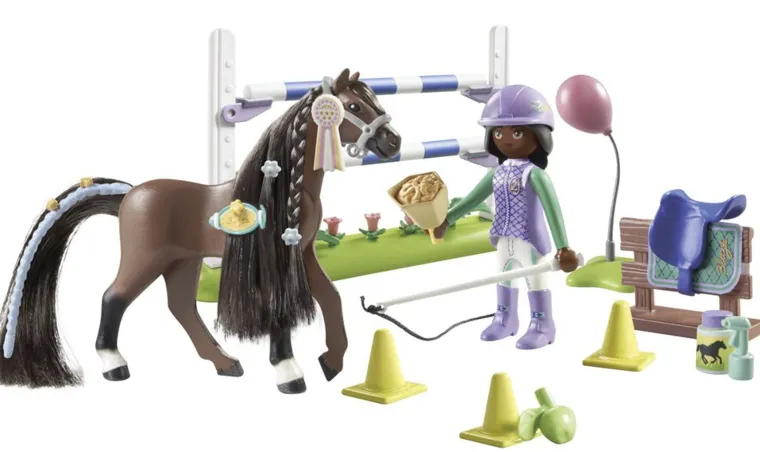 oYVhCTNY_2.webp Best PLAYMOBIL USA INC Playmobil® Zoe & Blaze with Jump Set