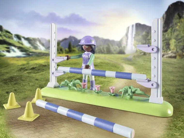 oYVhCTNY_6.webp Best PLAYMOBIL USA INC Playmobil® Zoe & Blaze with Jump Set