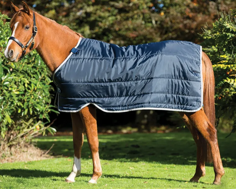 osAbevle_0.webp Sale HORSEWARE ® Ireland 100 Gram Pony Blanket Liner Navy/Silver