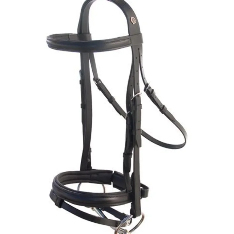 otto-schumacher-cut-back-crown-iycFfDHu-1.webp Hot OTTO SCHUMACHER Cut-Back Crown Snaffle Bridle Black/Black/Silver