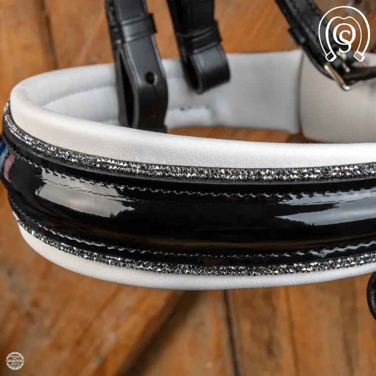 otto-schumacher-mnchen-weymout-xaouqLCR-3.webp Discount OTTO SCHUMACHER München Weymouth Bridle Black Patent/White